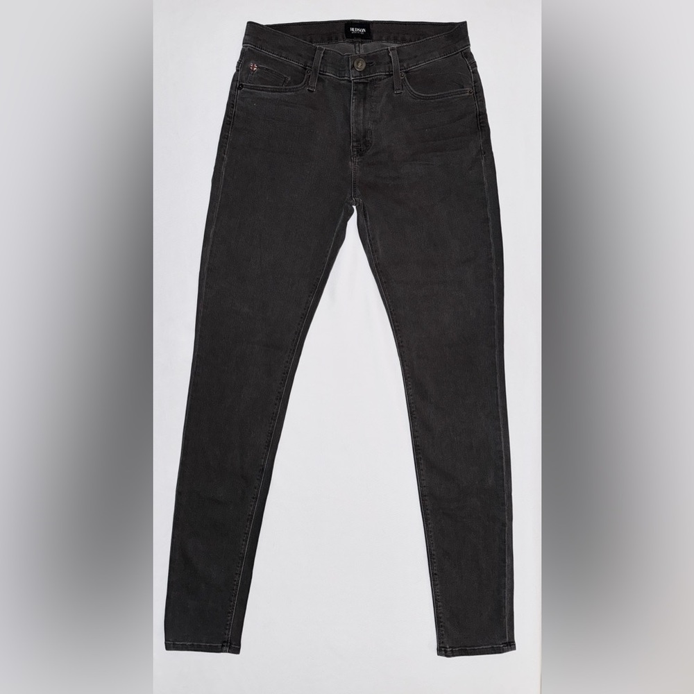 Hudson Midrise Skinny Jeans Gray Women Size 26 J1003